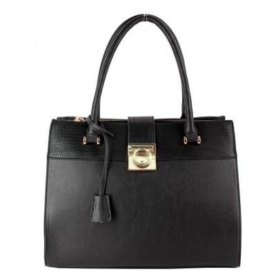 Stylish Vegan Leather Fashion Handbag T1688 39133 MD